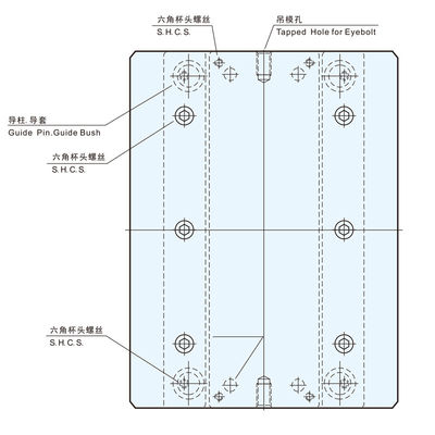 S136 Thiết bị gia dụng cơ sở khuôn tiêu chuẩn được ủ